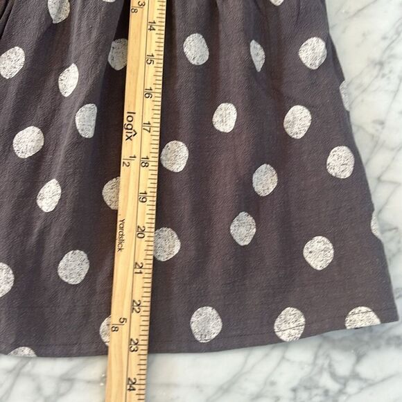 NWT Rylee and Cru Girls Maxi Skirt Polka Dot Sz 6/7 Linen Blend - Picture 6 of 8